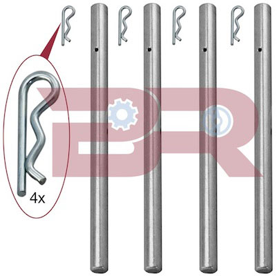 Set reparatie, etrier BRFR1757 BOTTO RICAMBI