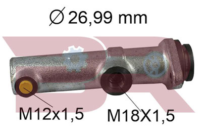 Pompa centrala, frana BRFR4132 BOTTO RICAMBI
