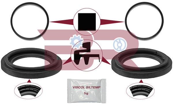 Set reparatie, etrier BRFR9213 BOTTO RICAMBI