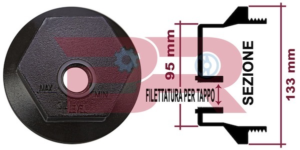Capac, butuc roata BRST4091 BOTTO RICAMBI