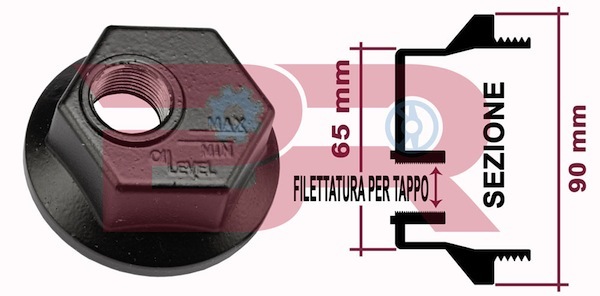 Capac, butuc roata BRST4092 BOTTO RICAMBI