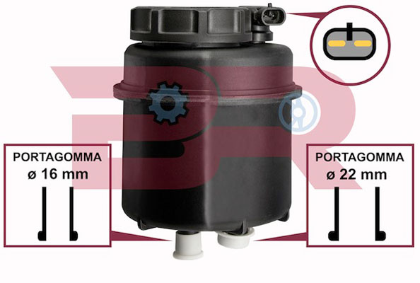Rezervor, ulei hidraulic servo-directie BRST8037 BOTTO RICAMBI