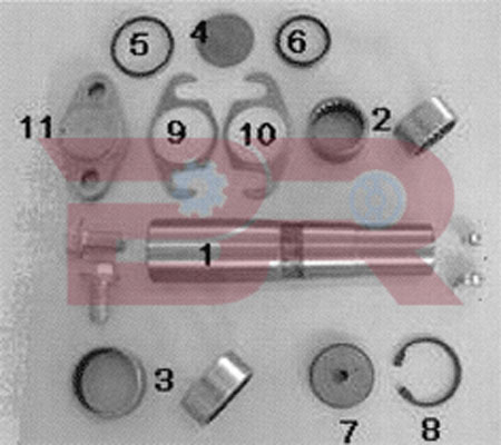 Set reparatie, pivot KITIV025OR BOTTO RICAMBI