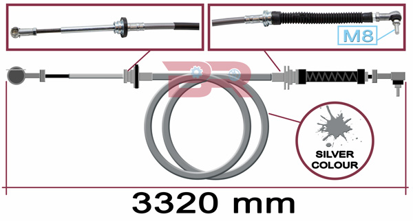 Cablu,transmisie manuala BRC5204 BOTTO RICAMBI