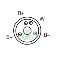 Generator / Alternator A600631 GECO