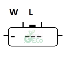 Generator / Alternator A505091A GECO