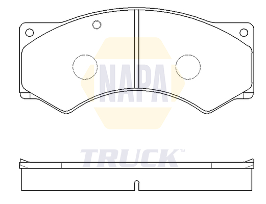 Set placute frana,frana disc NTBP290171 NAPA