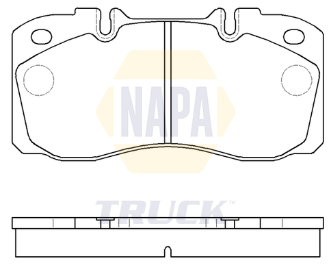 Set placute frana,frana disc NTBP291221 NAPA