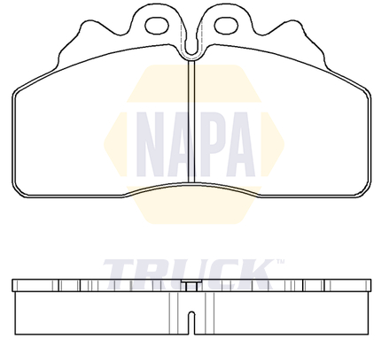 Set placute frana,frana disc NTBP292561 NAPA