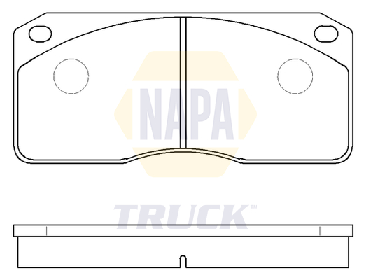 Set placute frana,frana disc NTBP293021 NAPA