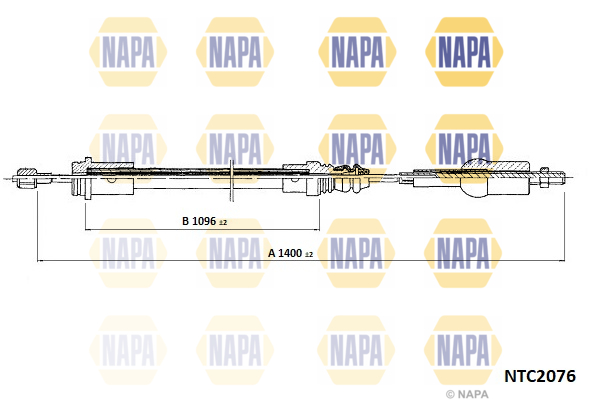 Cablu ambreiaj NTC2076 NAPA