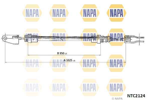 Cablu ambreiaj NTC2124 NAPA