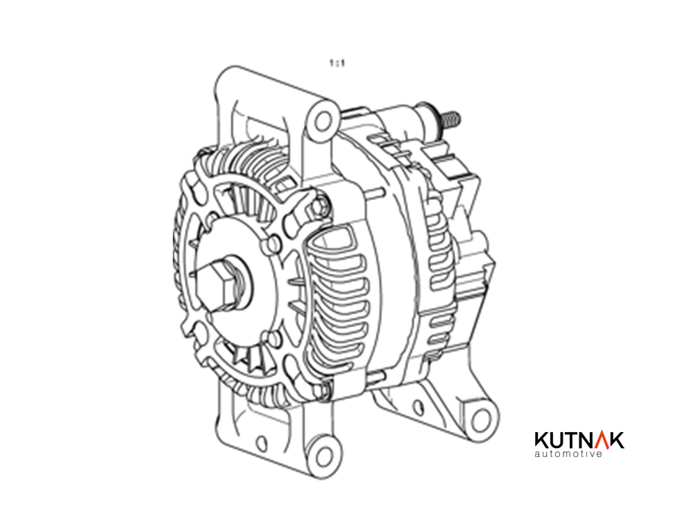 Generator / Alternator 724185/M KUTNAK AUTOMOTIVE