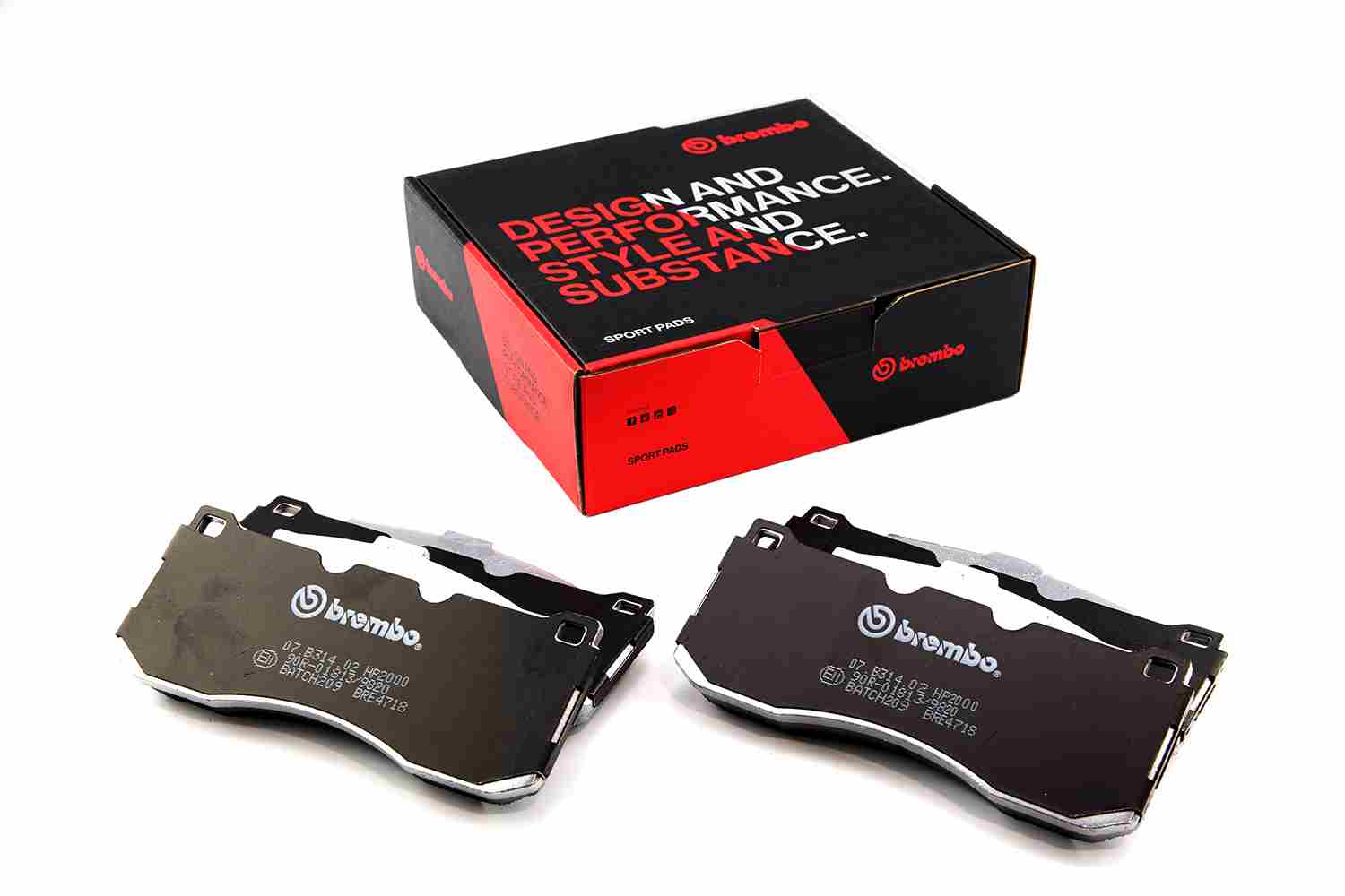 Set placute frana de performanta 07.B314.02 BREMBO