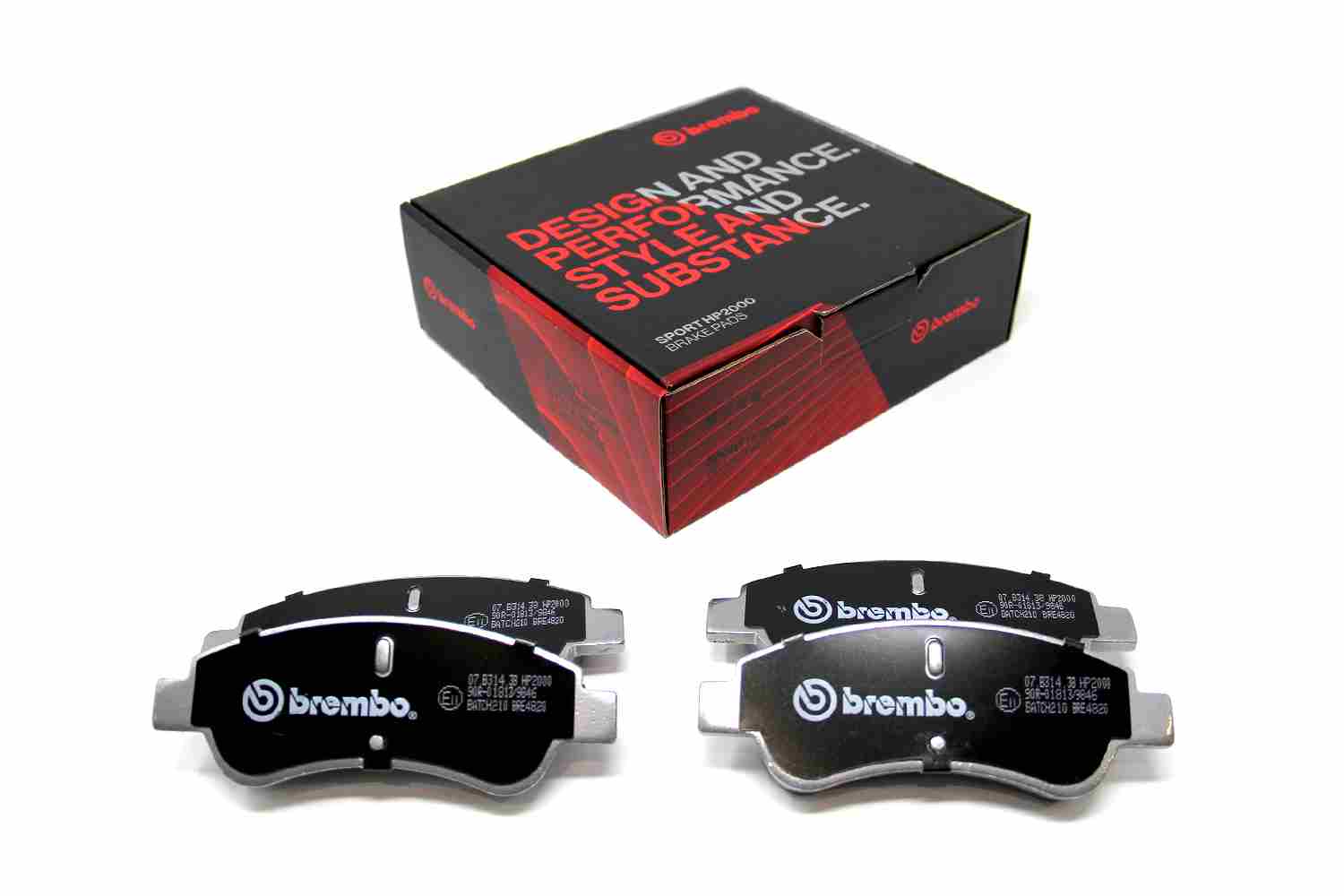Set placute frana de performanta 07.B314.38 BREMBO