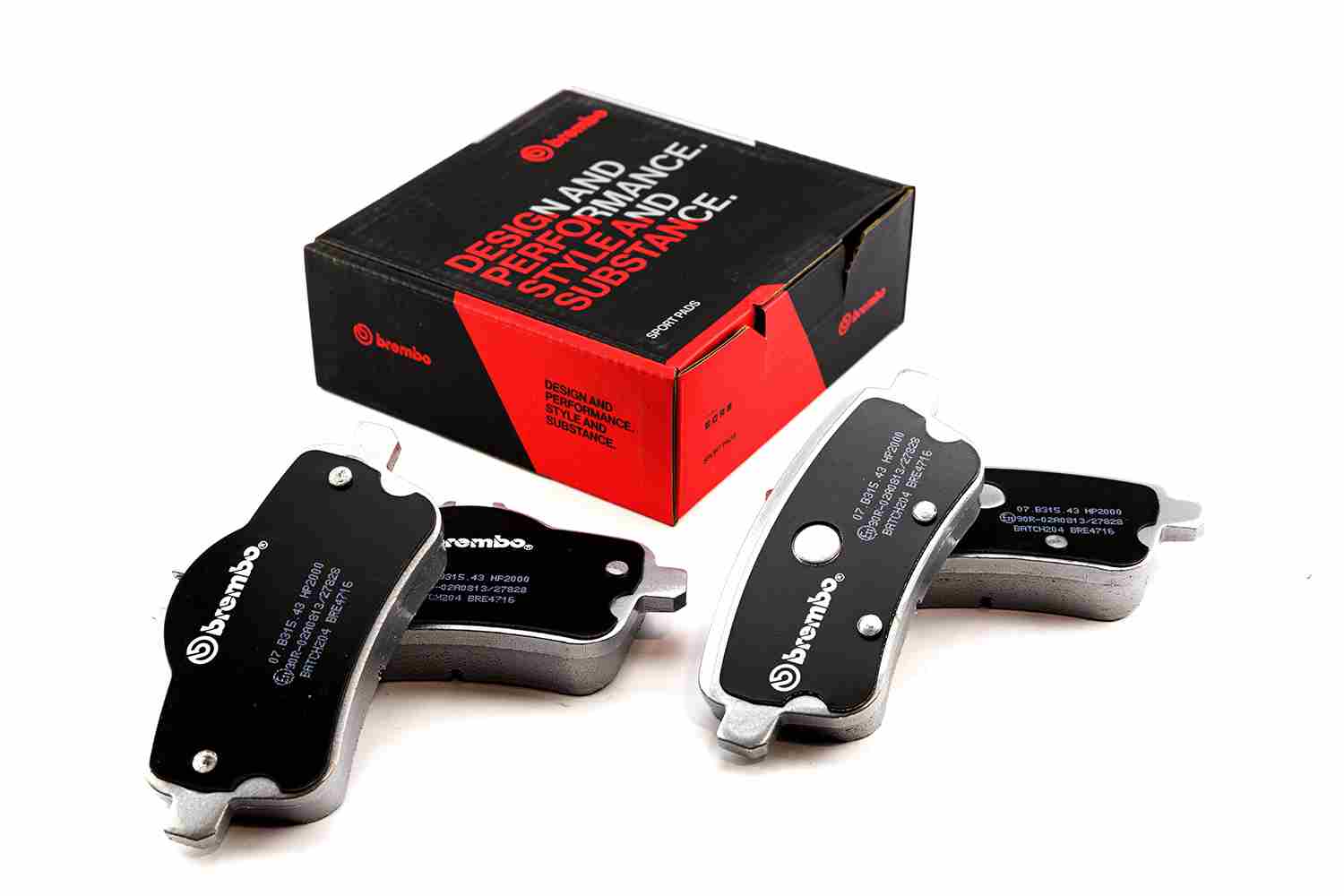 Set placute frana de performanta 07.B315.43 BREMBO