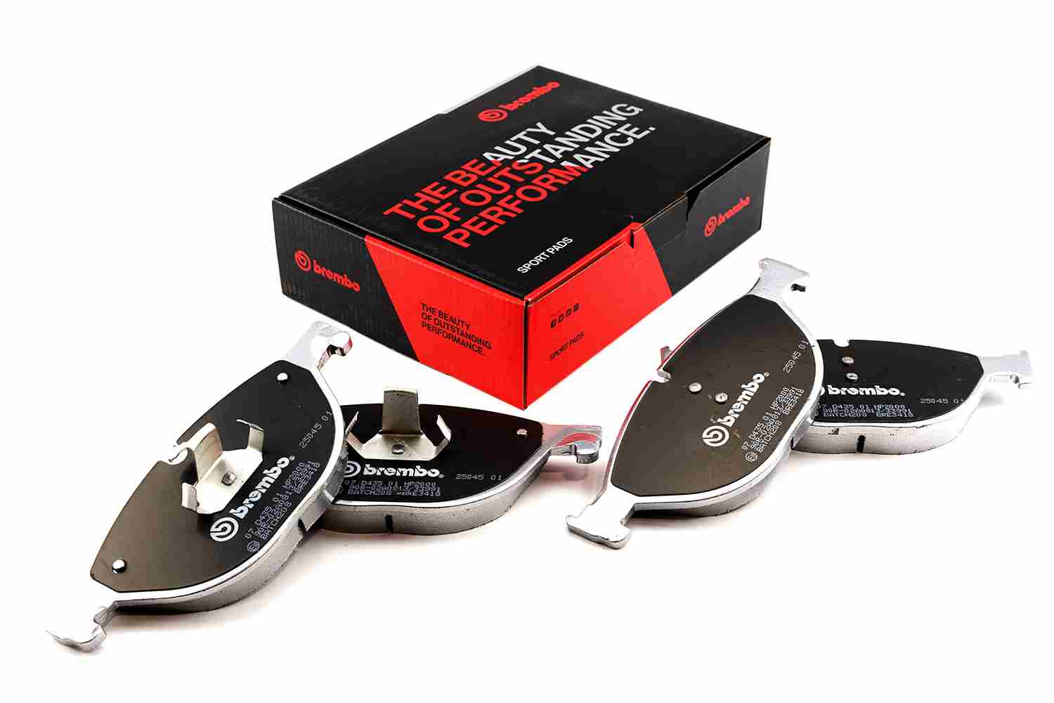 Set placute frana de performanta 07.D435.01 BREMBO