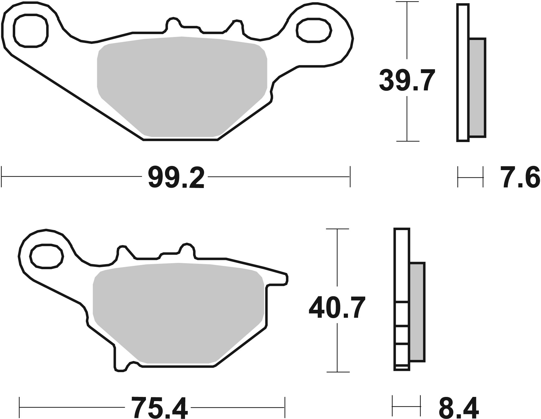 Set placute frana,frana disc 07036 BREMBO