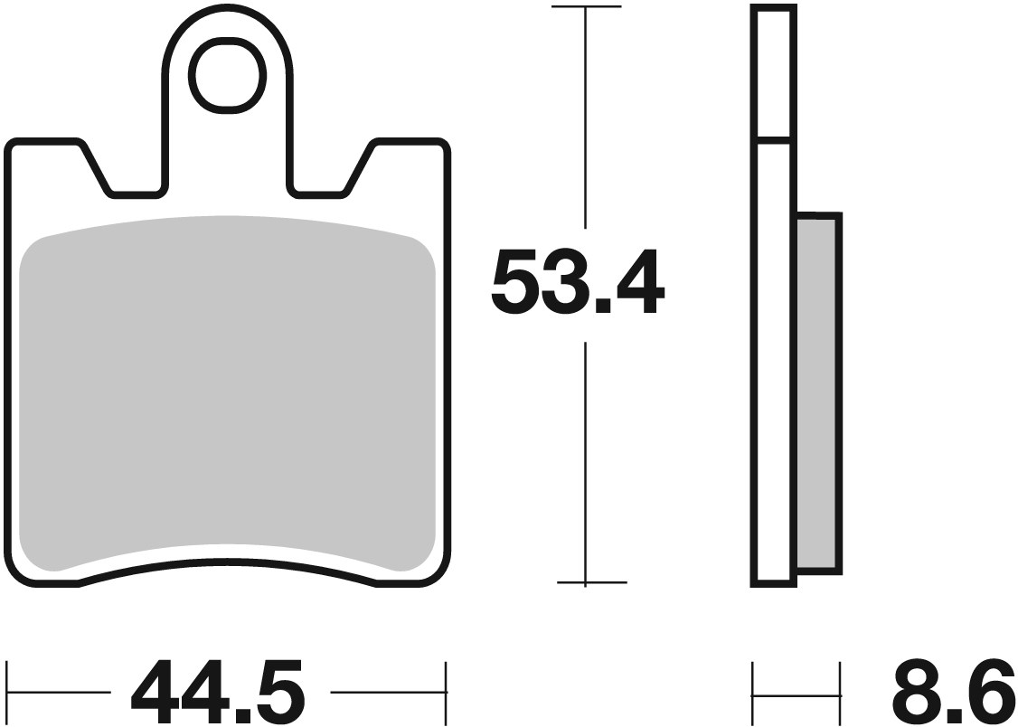 Set placute frana,frana disc 07037XS BREMBO