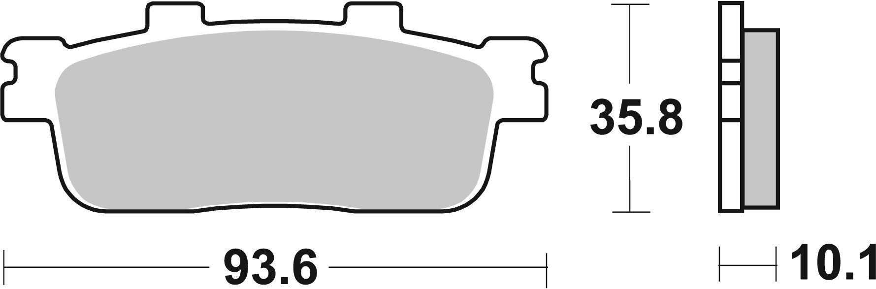 Set placute frana,frana disc 07040 BREMBO