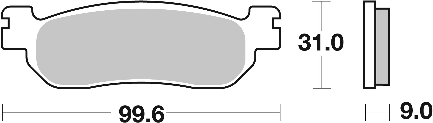 Set placute frana,frana disc 07043 BREMBO