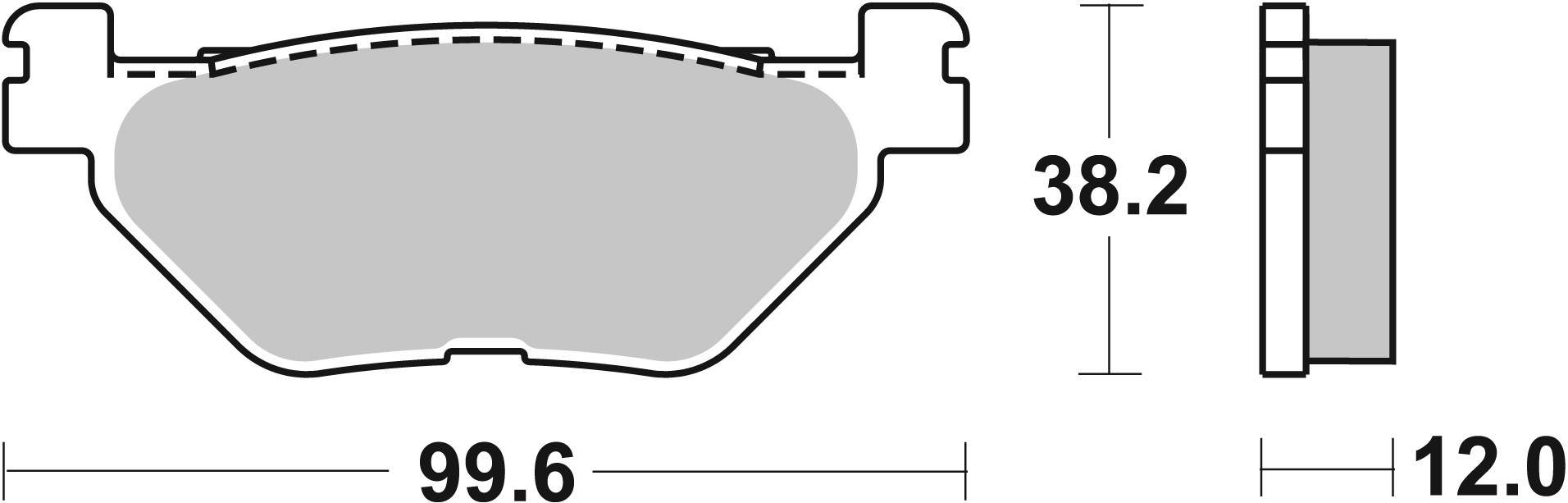 Set placute frana,frana disc 07052 BREMBO