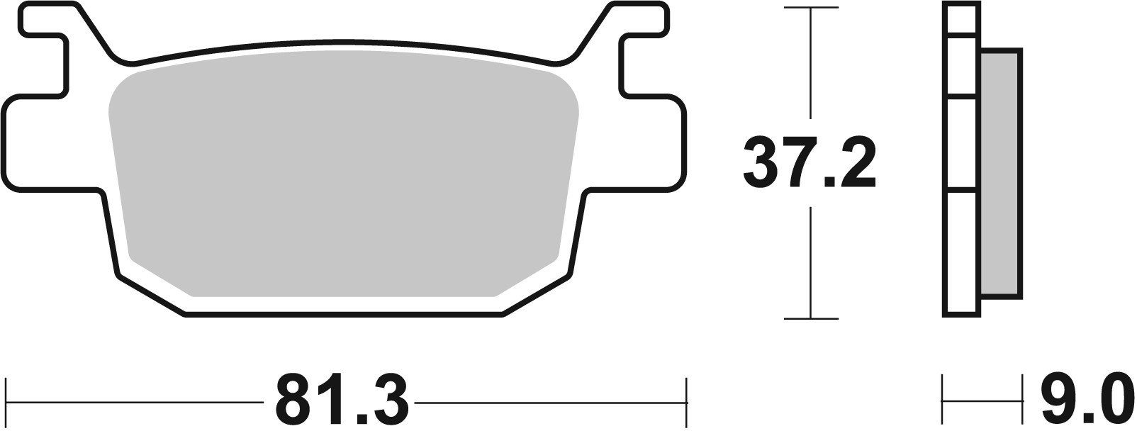 Set placute frana,frana disc 07064XS BREMBO