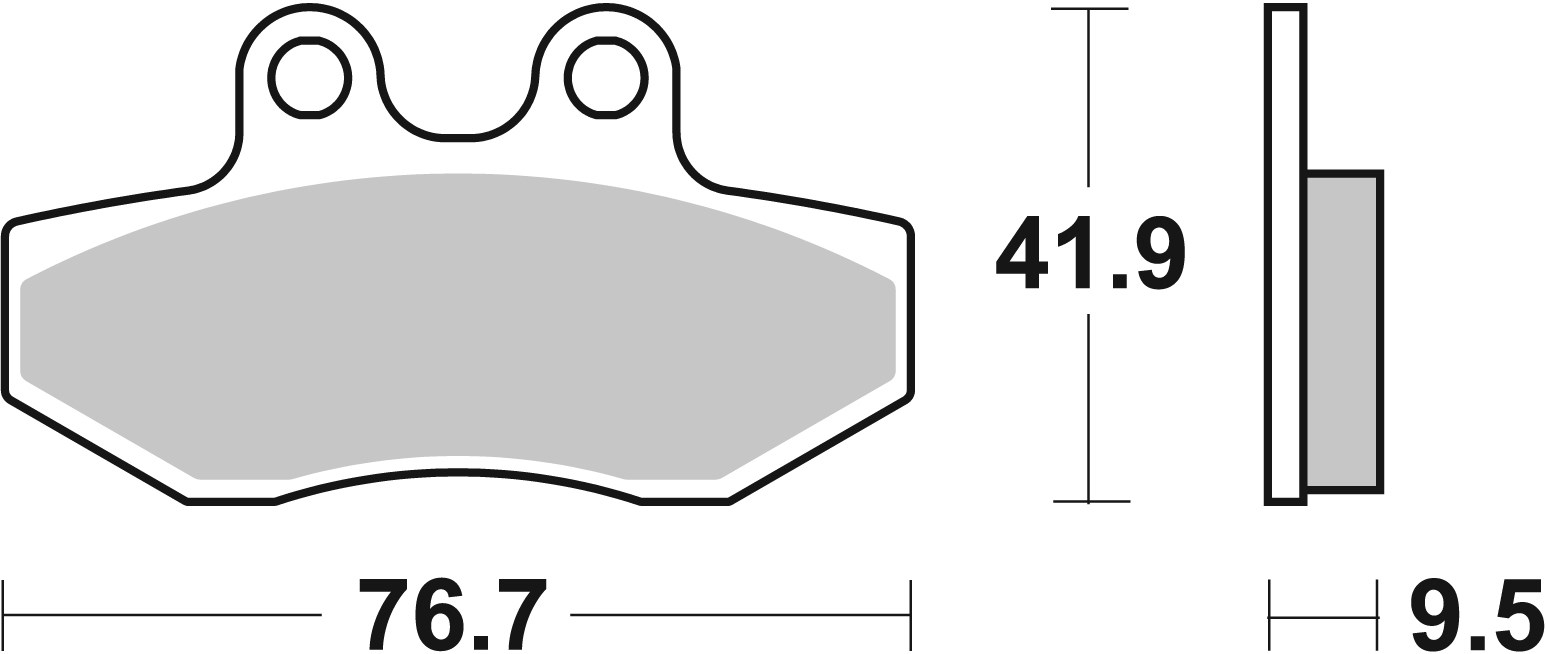 Set placute frana,frana disc 07068 BREMBO