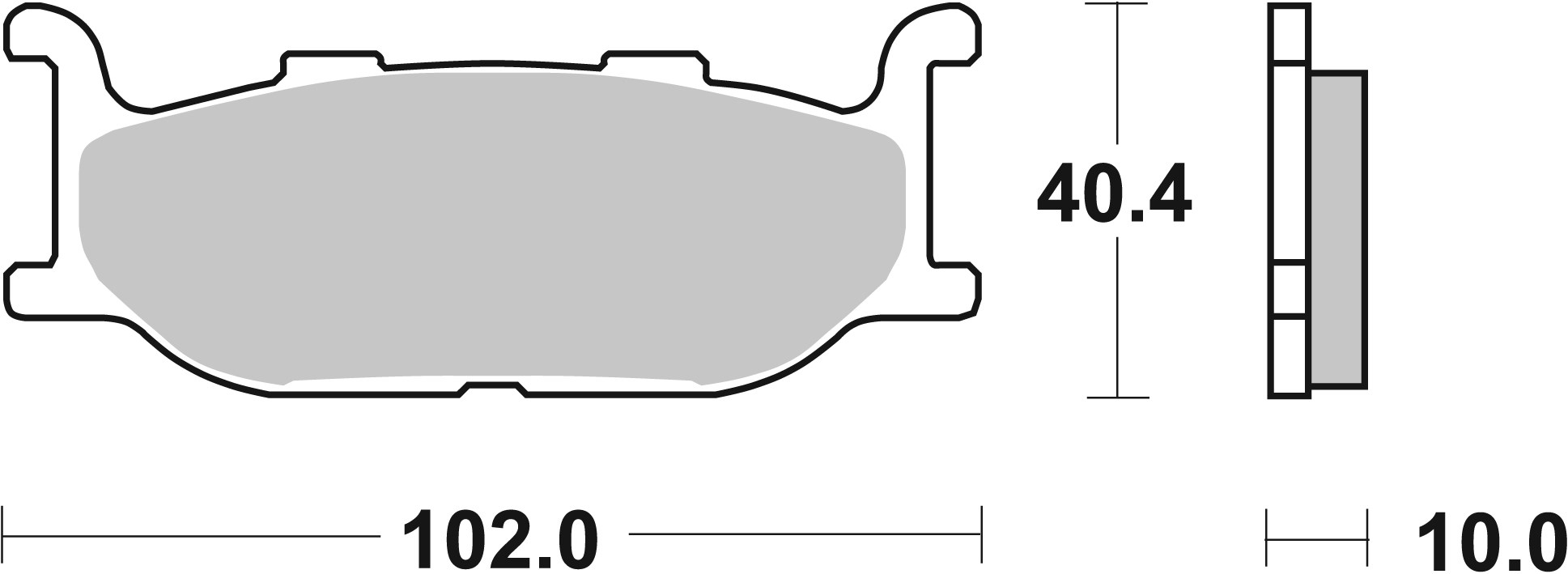Set placute frana,frana disc 07073 BREMBO