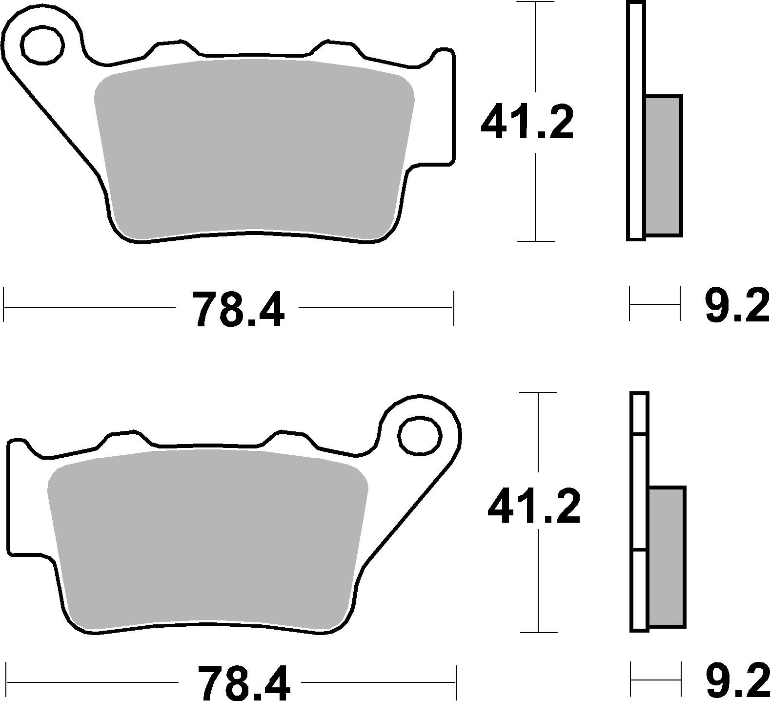 Set placute frana,frana disc 07082 BREMBO