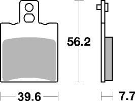 Set placute frana,frana disc 07087 BREMBO