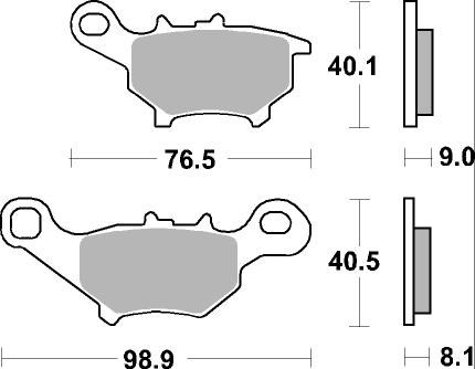 Set placute frana,frana disc 07091 BREMBO