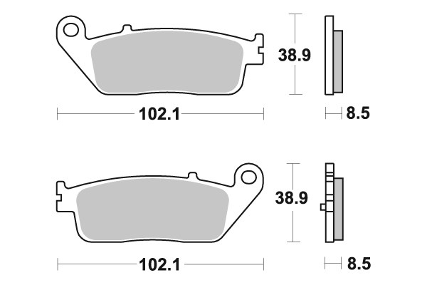 Set placute frana,frana disc 07098 BREMBO
