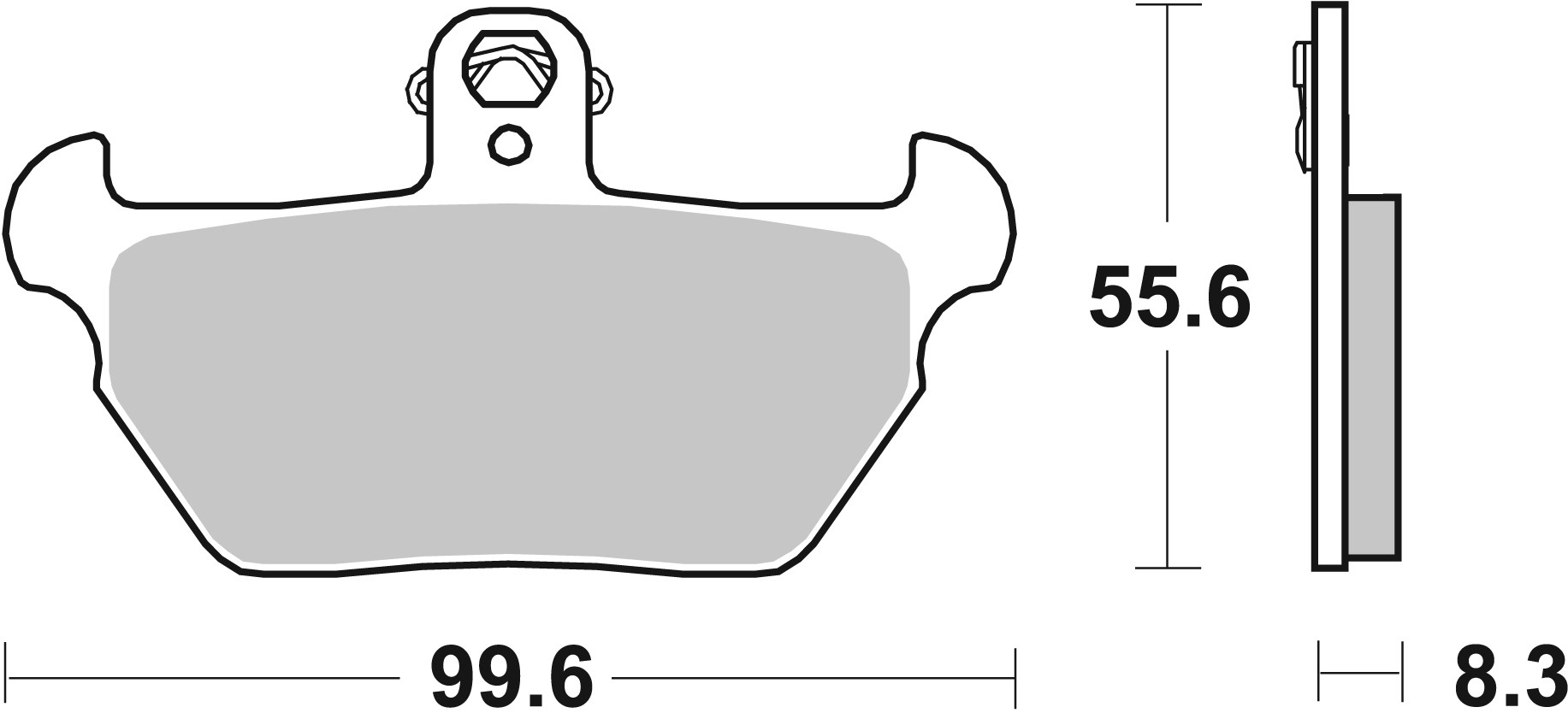 Set placute frana,frana disc 07BB22LA BREMBO