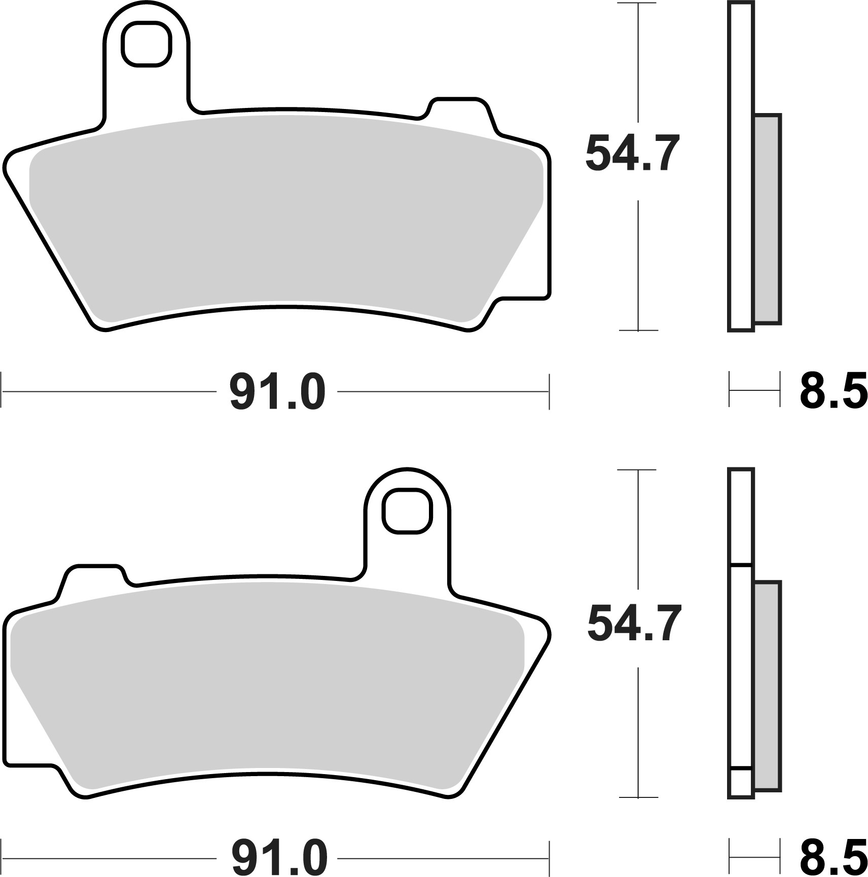 Set placute frana,frana disc 07BB41SP BREMBO