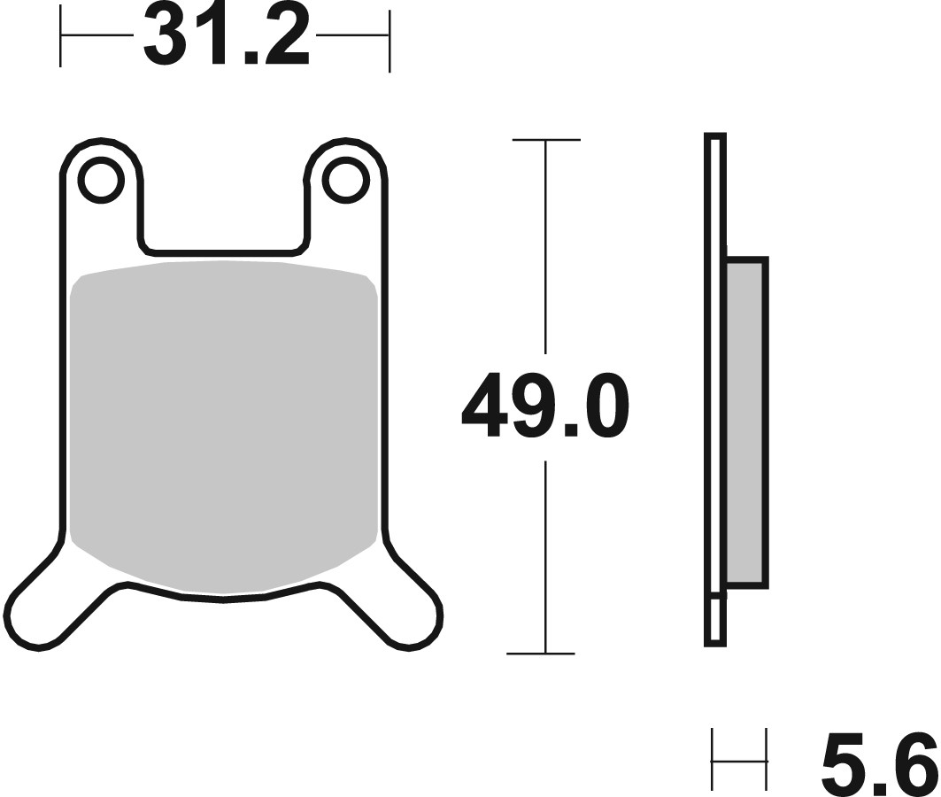 Set placute frana,frana disc 07GR0101 BREMBO