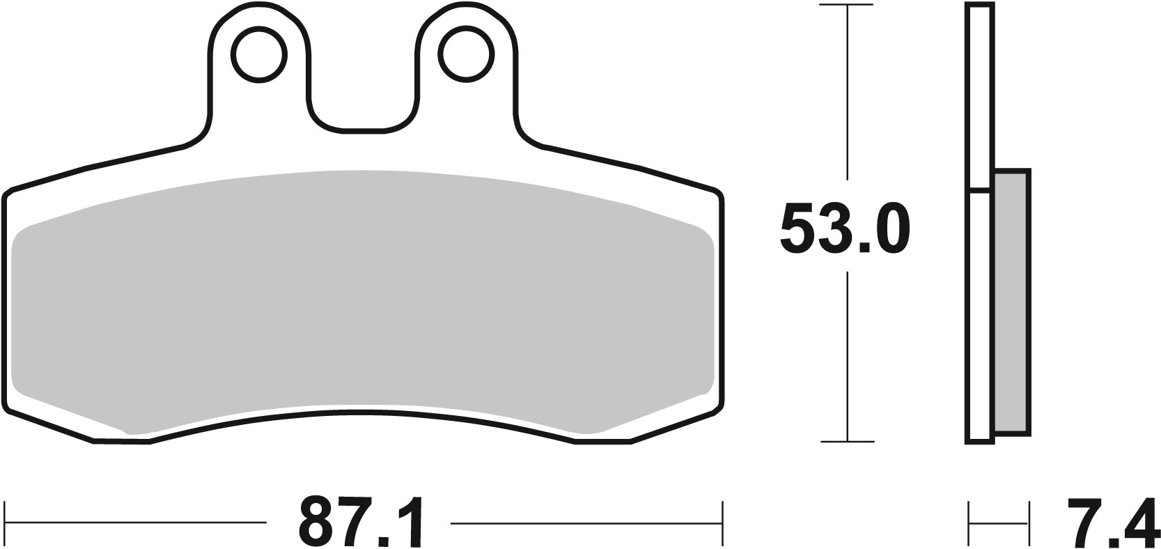 Set placute frana,frana disc 07GR2106 BREMBO