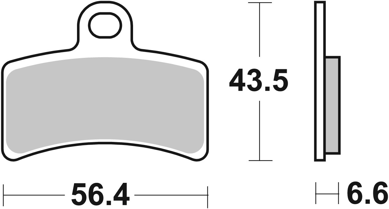 Set placute frana,frana disc 07GR5105 BREMBO