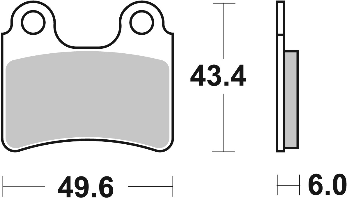 Set placute frana,frana disc 07GR5804 BREMBO