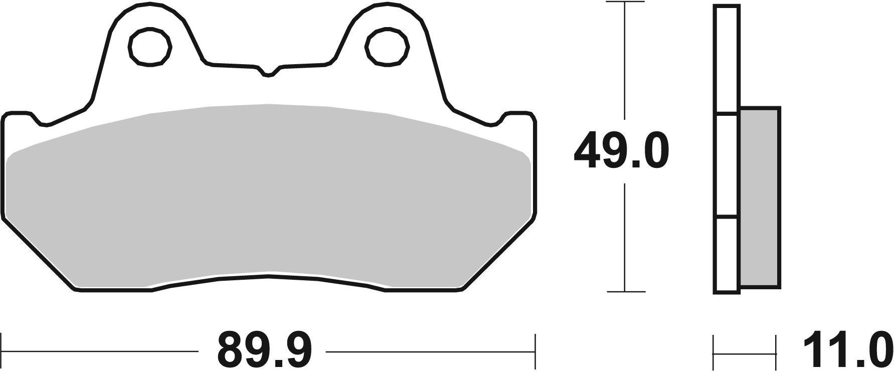 Set placute frana,frana disc 07HO10LA BREMBO