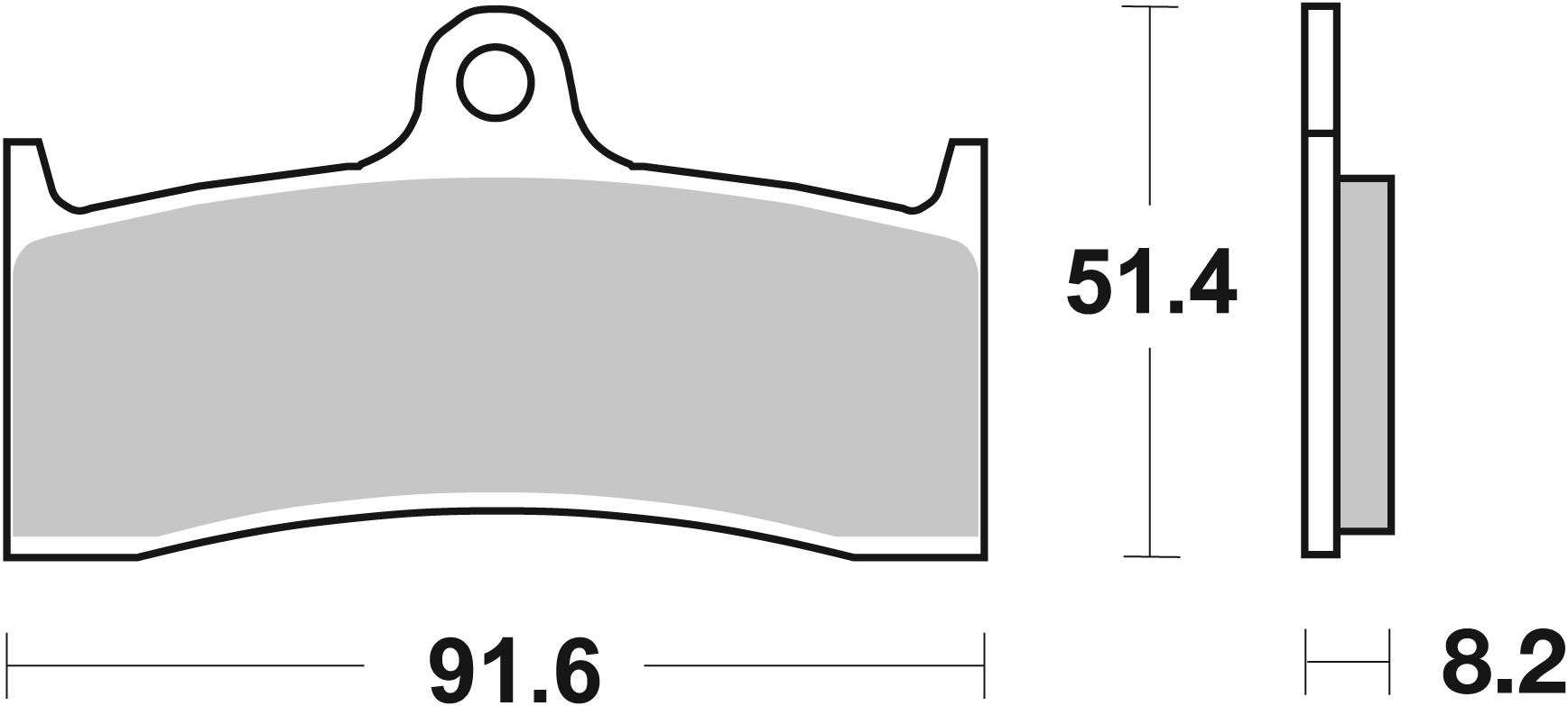 Set placute frana,frana disc 07KA20RC BREMBO