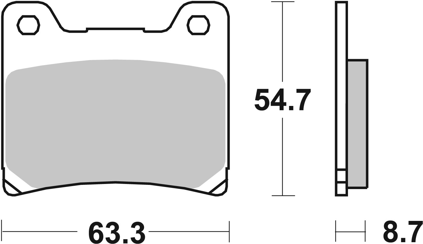 Set placute frana,frana disc 07YA11SA BREMBO