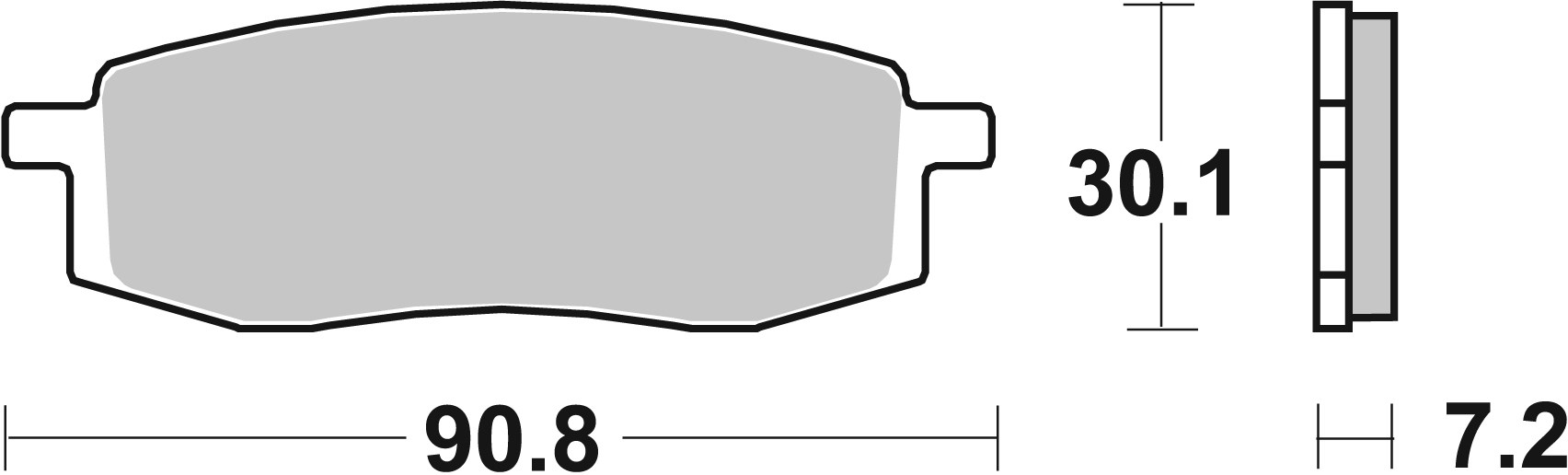 Set placute frana,frana disc 07YA13TT BREMBO