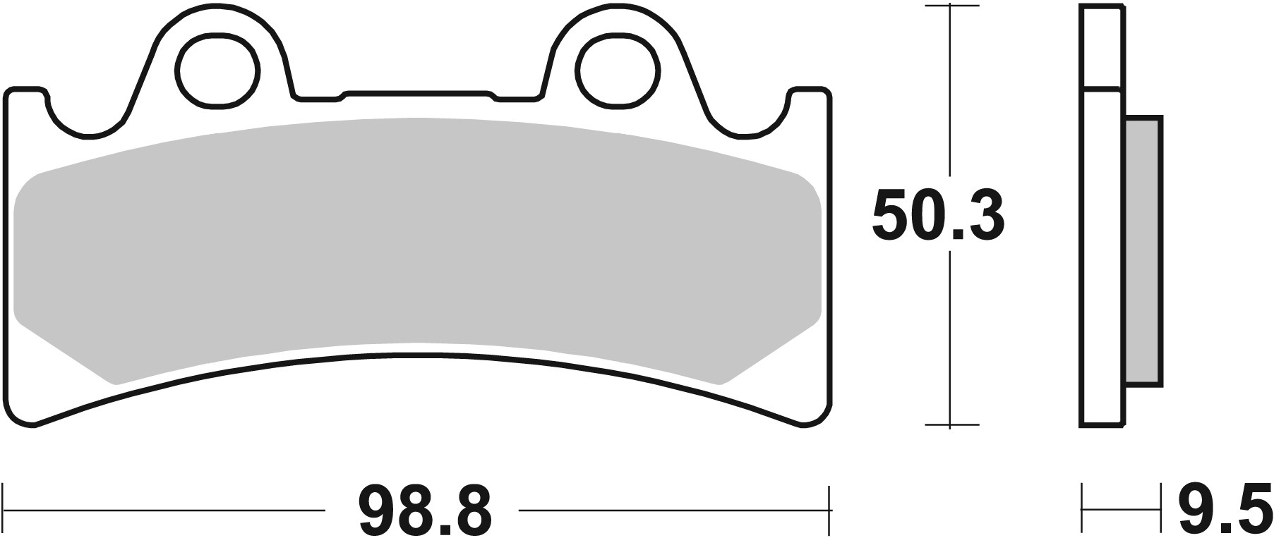 Set placute frana,frana disc 07YA32SA BREMBO