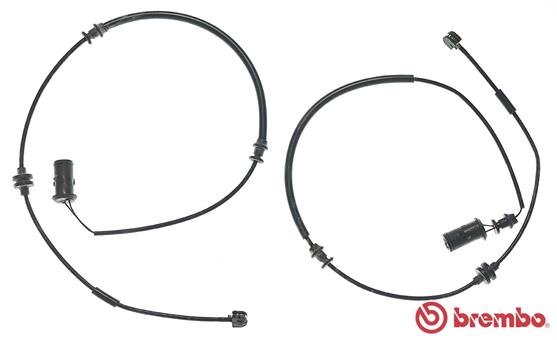 senzor de avertizare,uzura placute de frana A 00 254 BREMBO