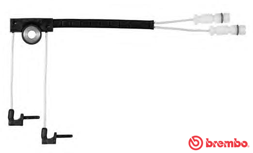 senzor de avertizare,uzura placute de frana A 00 281 BREMBO