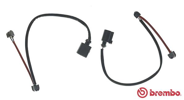 senzor de avertizare,uzura placute de frana A 00 344 BREMBO
