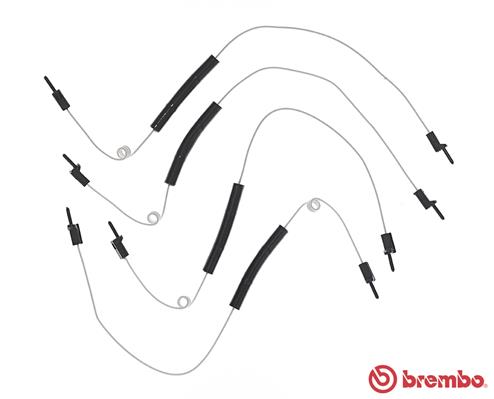 senzor de avertizare,uzura placute de frana A 00 363 BREMBO
