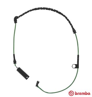 senzor de avertizare,uzura placute de frana A 00 490 BREMBO