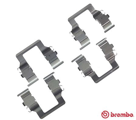 Set accesorii, placute frana A 02 201 BREMBO